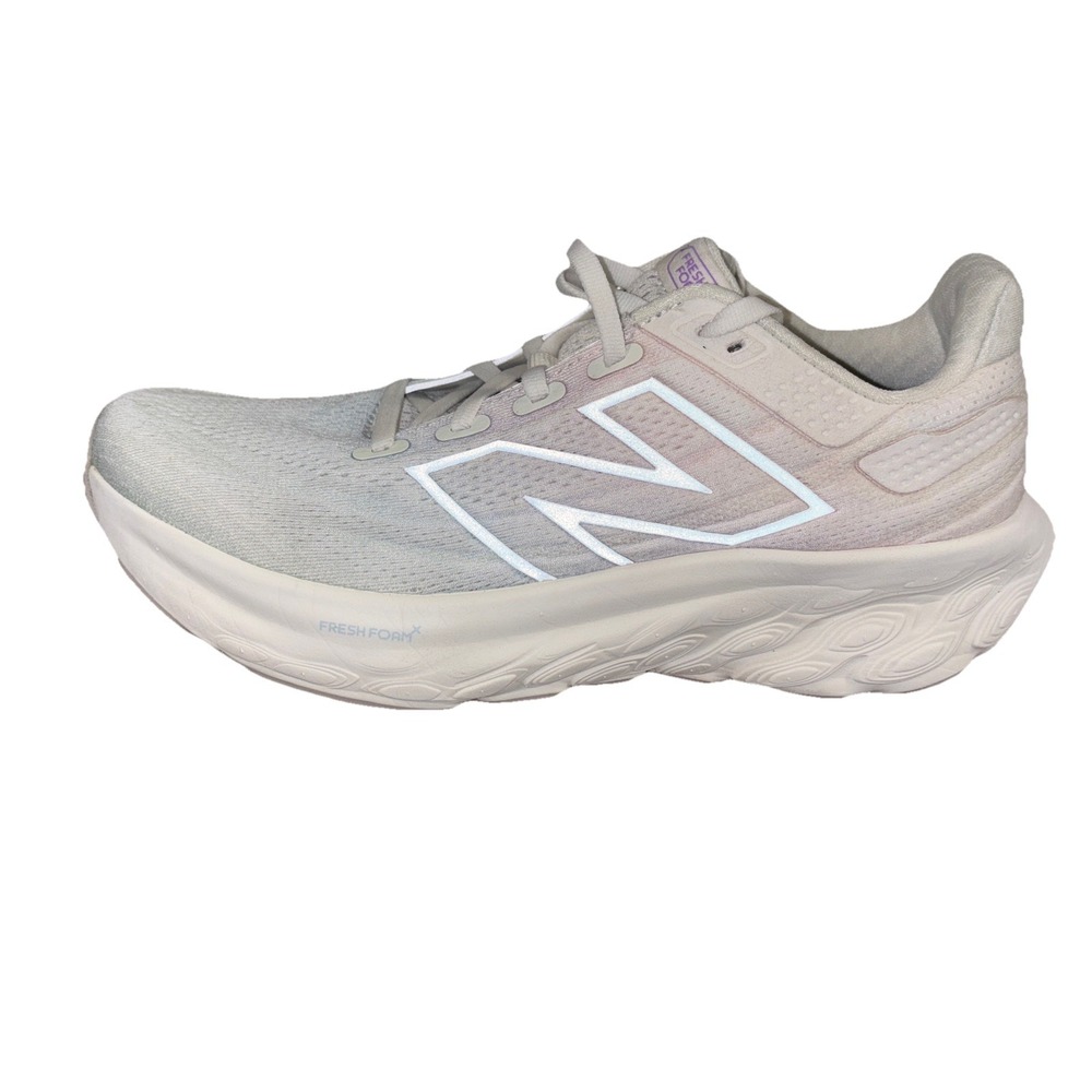 New Balance Fresh Foam X 880v14 Mens Triple White Running Shoes Size 7.5 W880W14